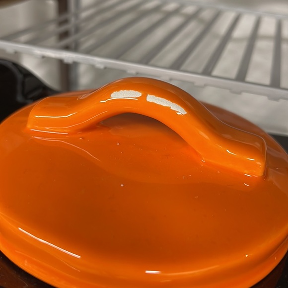 TRICK FOR TREATS BONE CANISTER - RAE DUNN - see noted imperfections! - Picture 2 of 5